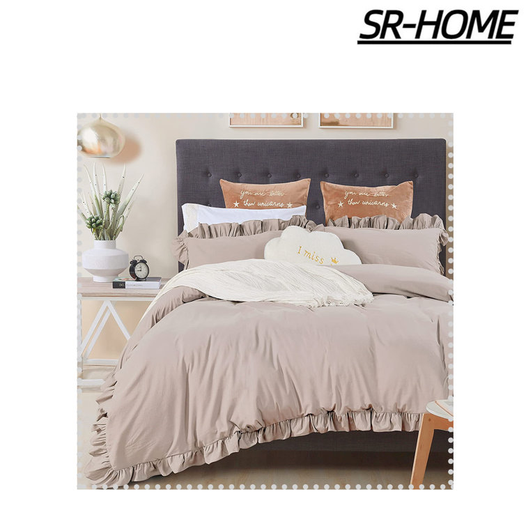 SRHOME 3 Pieces Shabby Boho Chic Farmhouse Bedding Queen Wayfair Canada